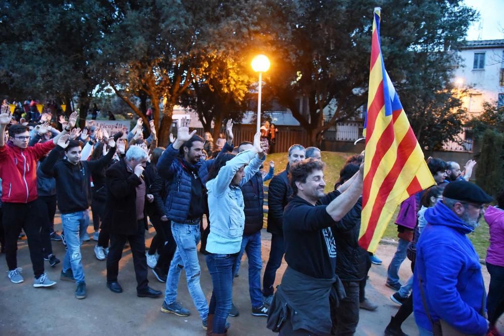 Marxa silenciosa contra l''atac feixista al poble