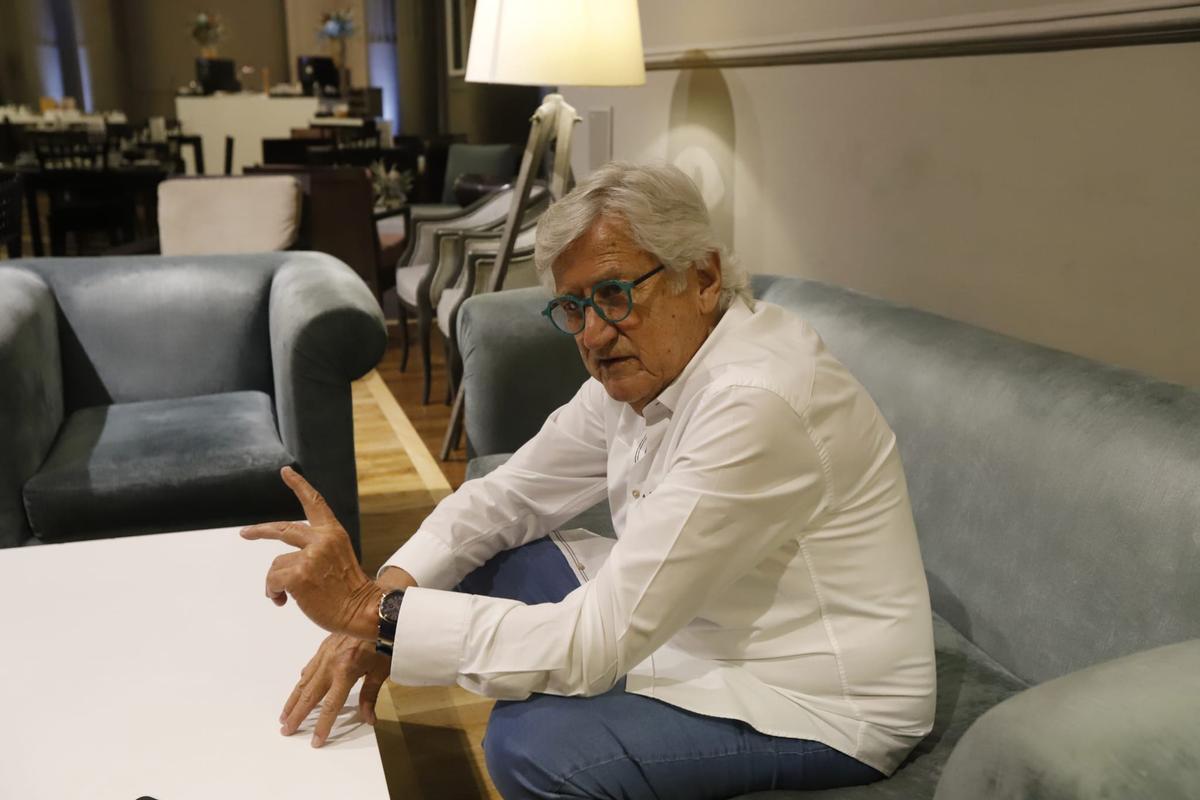 Pepe Domingo Castaño, durante la entrevista con este diario.