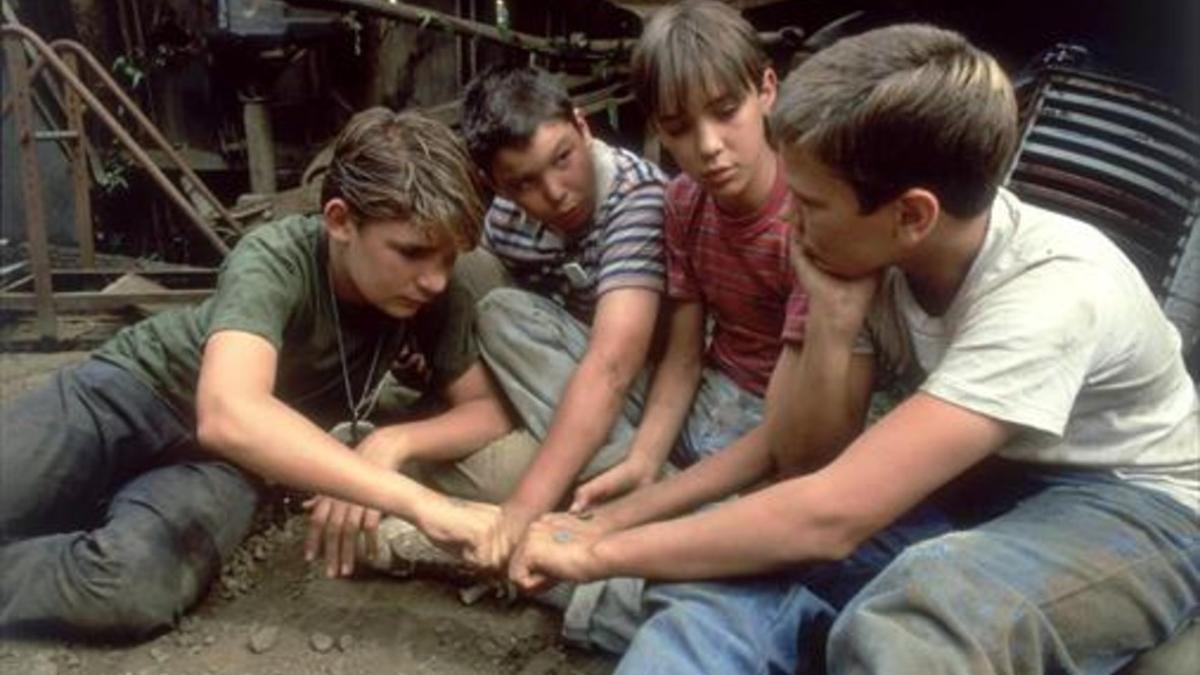 LAZOS DE SANGREUn fotograma de 'Cuenta conmigo', el canto a la amistad que filmó Rod Reiner en 1987.