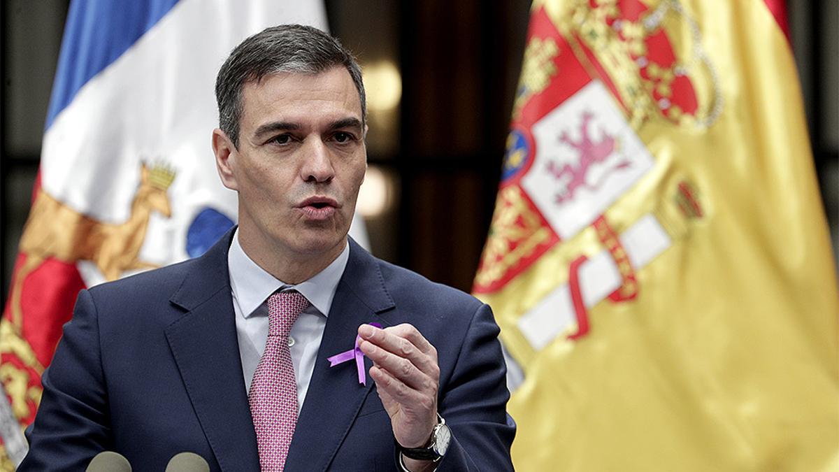 El presidente del Gobierno de España, Pedro Sánchez