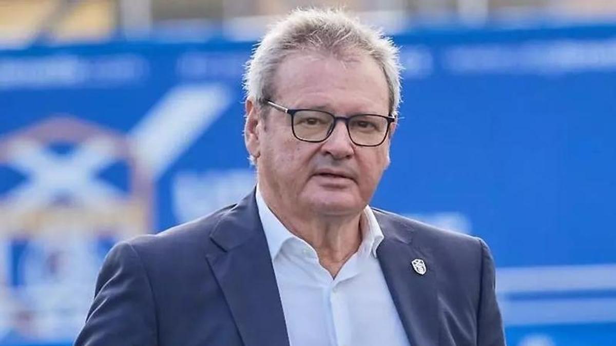 Sergio Batista, presidente del CD Tenerife Femenino