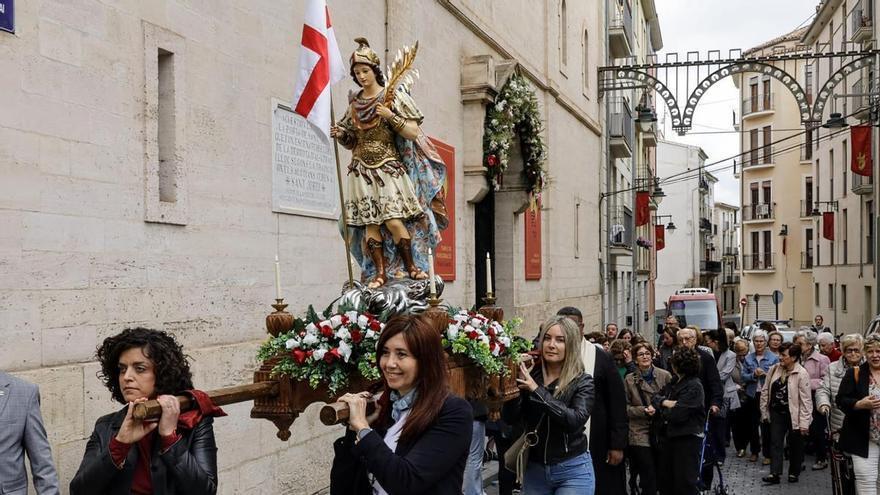 San Jorge se va de romería en Alcoy por el Año Jubilar