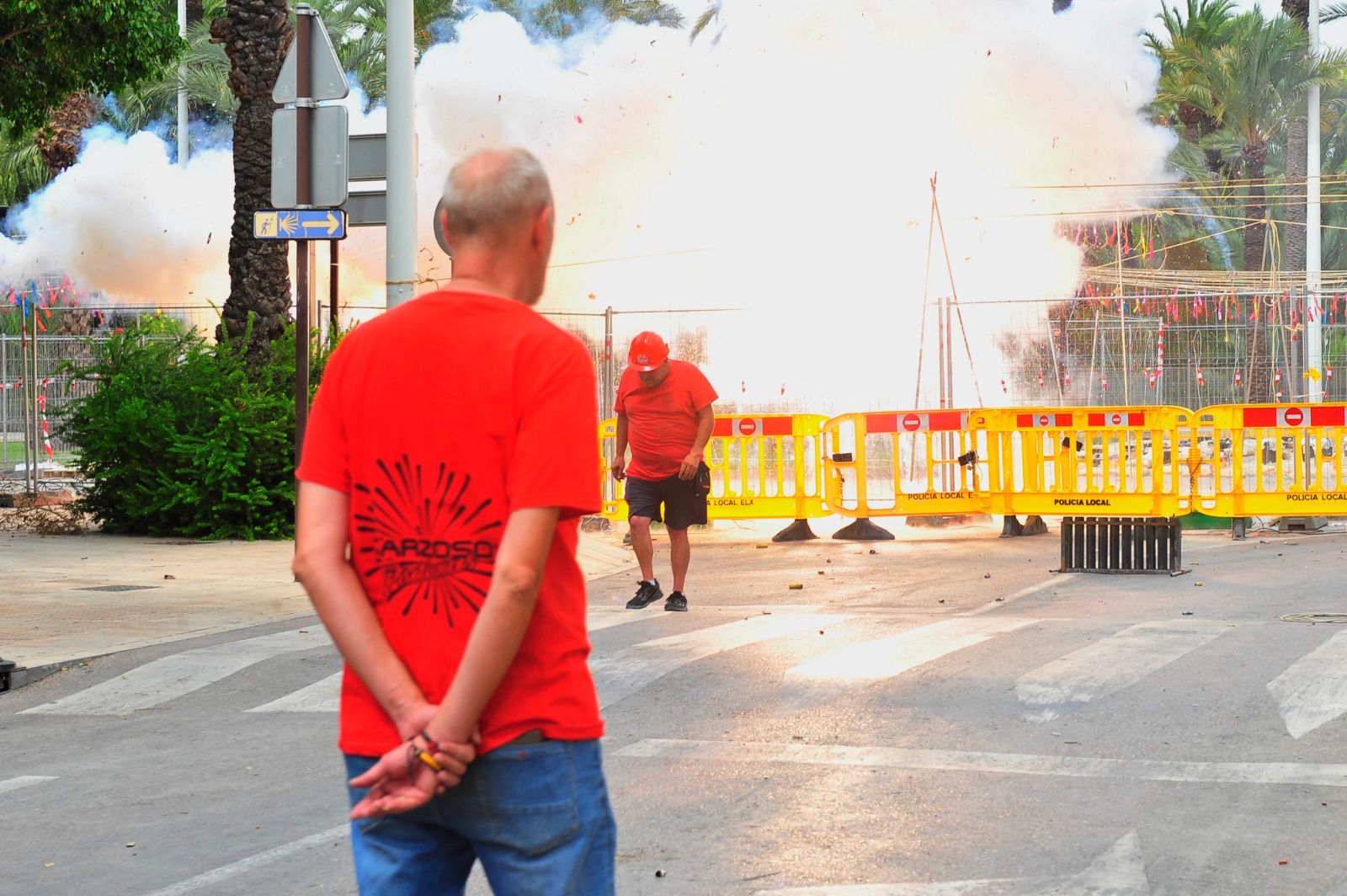 Así ha sido la última mascletà a concurso de Elche