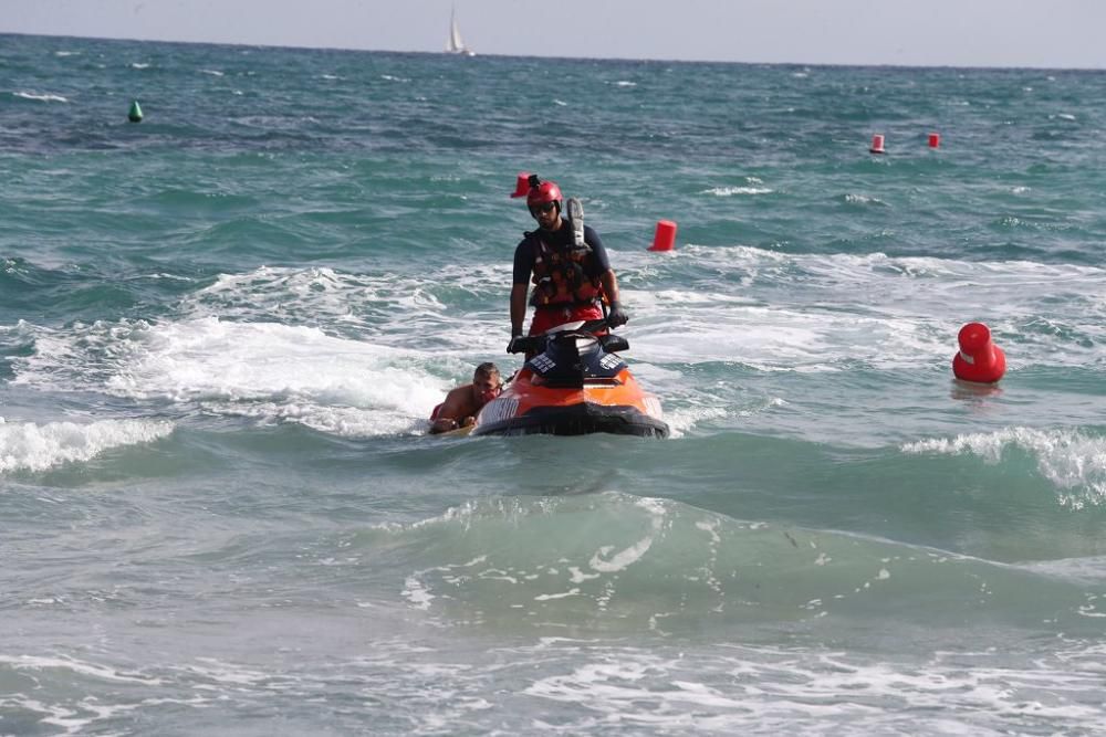 Simulacro de rescate en Cabo de Palos