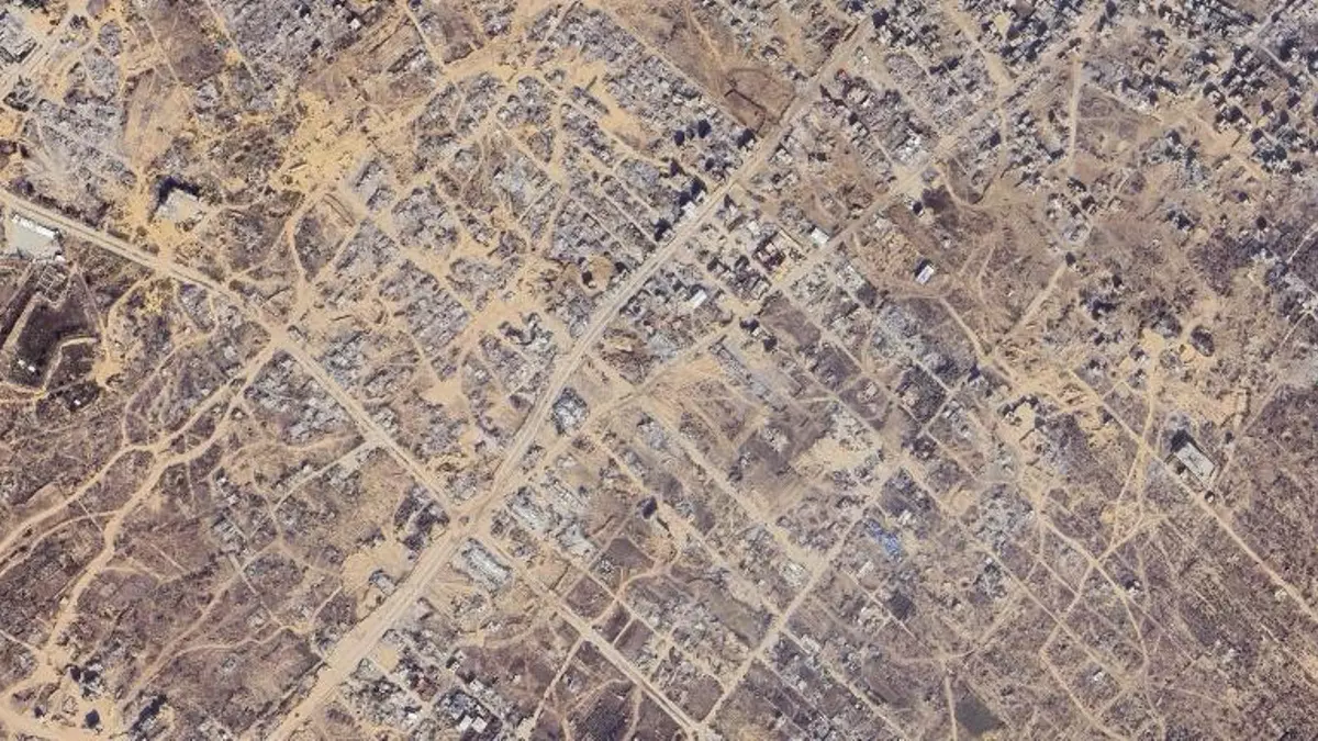 Google Maps actualiza sus imágenes de la Franja de Gaza y muestra el avance de la destrucción