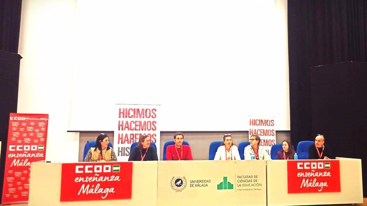 XIV Congreso del Sindicato Provincial de Enseñanza de CCOO Málaga