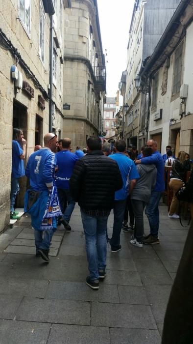 Ambientazo azul en Lugo