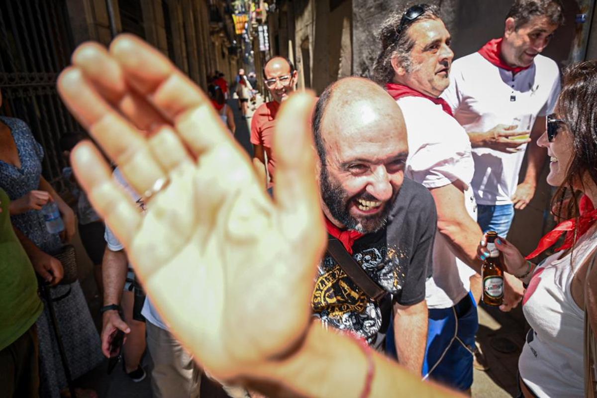 El barrio Gòtic celebra su San Fermín