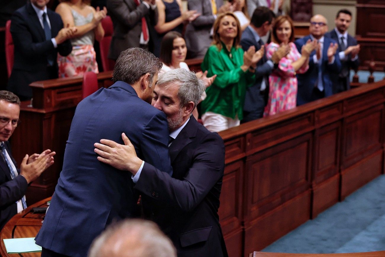 Segunda sesión del debate de investidura en el Parlamento de Canarias