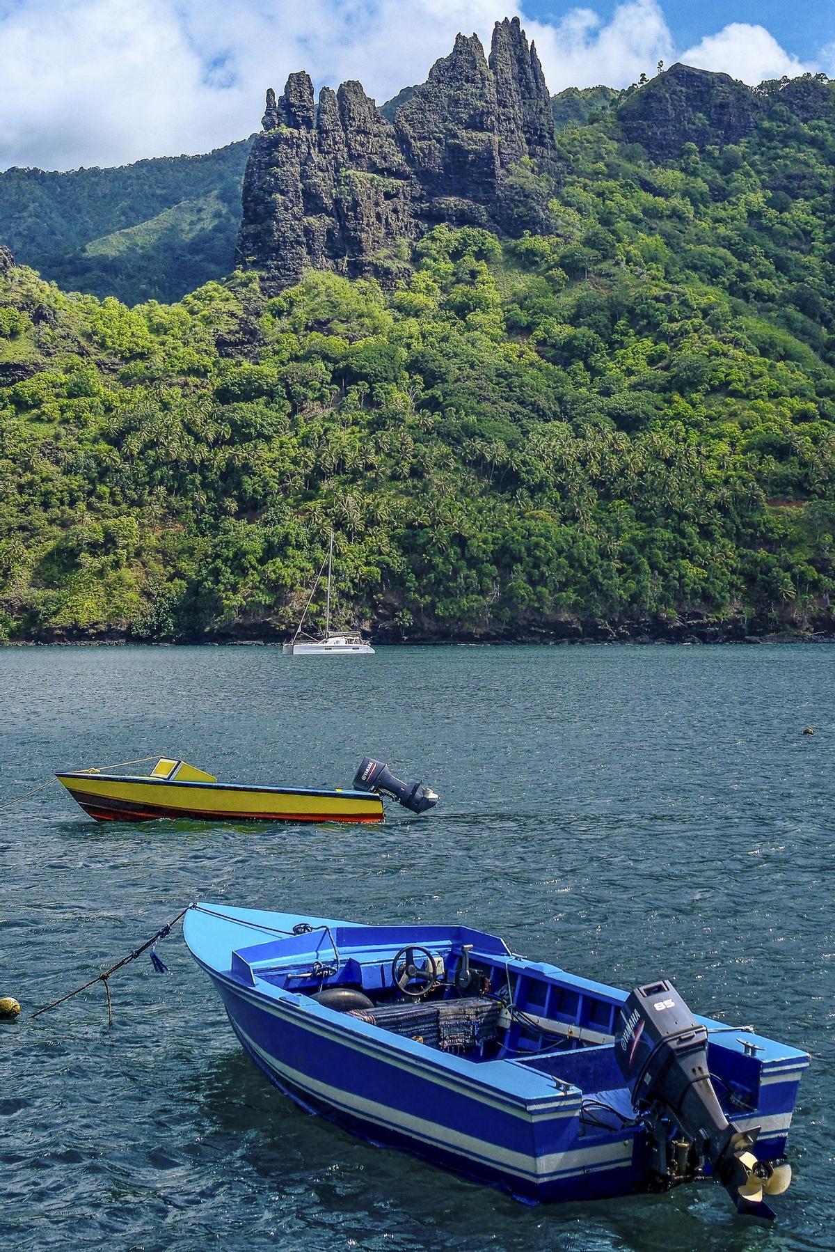 Bahía de Anaho en Nuku Hiva.