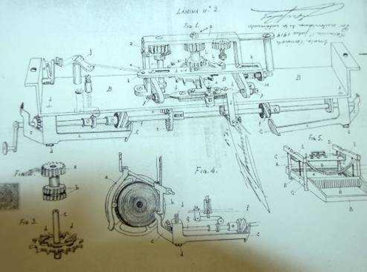 La primera máquina de escribir «nació» en Alicante
