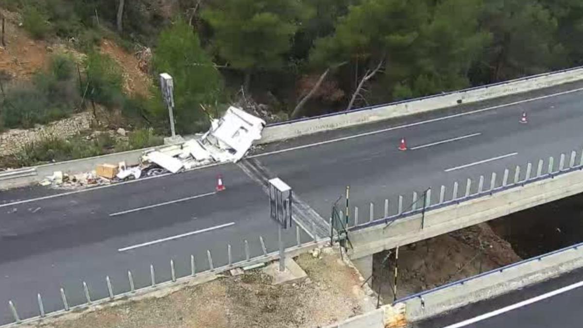 El accidente en la A-3.