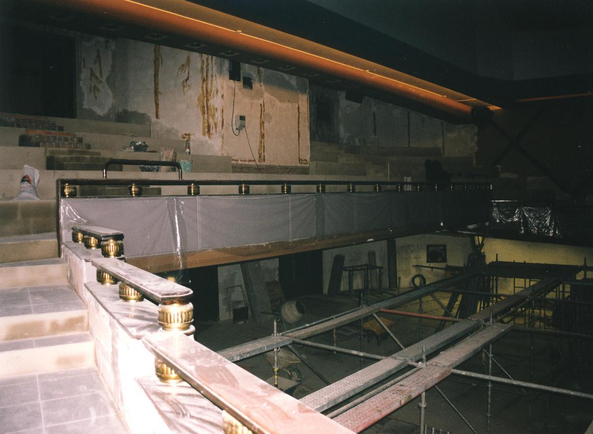 Año 2002, la Sala 1 en plenas obras de reforma.