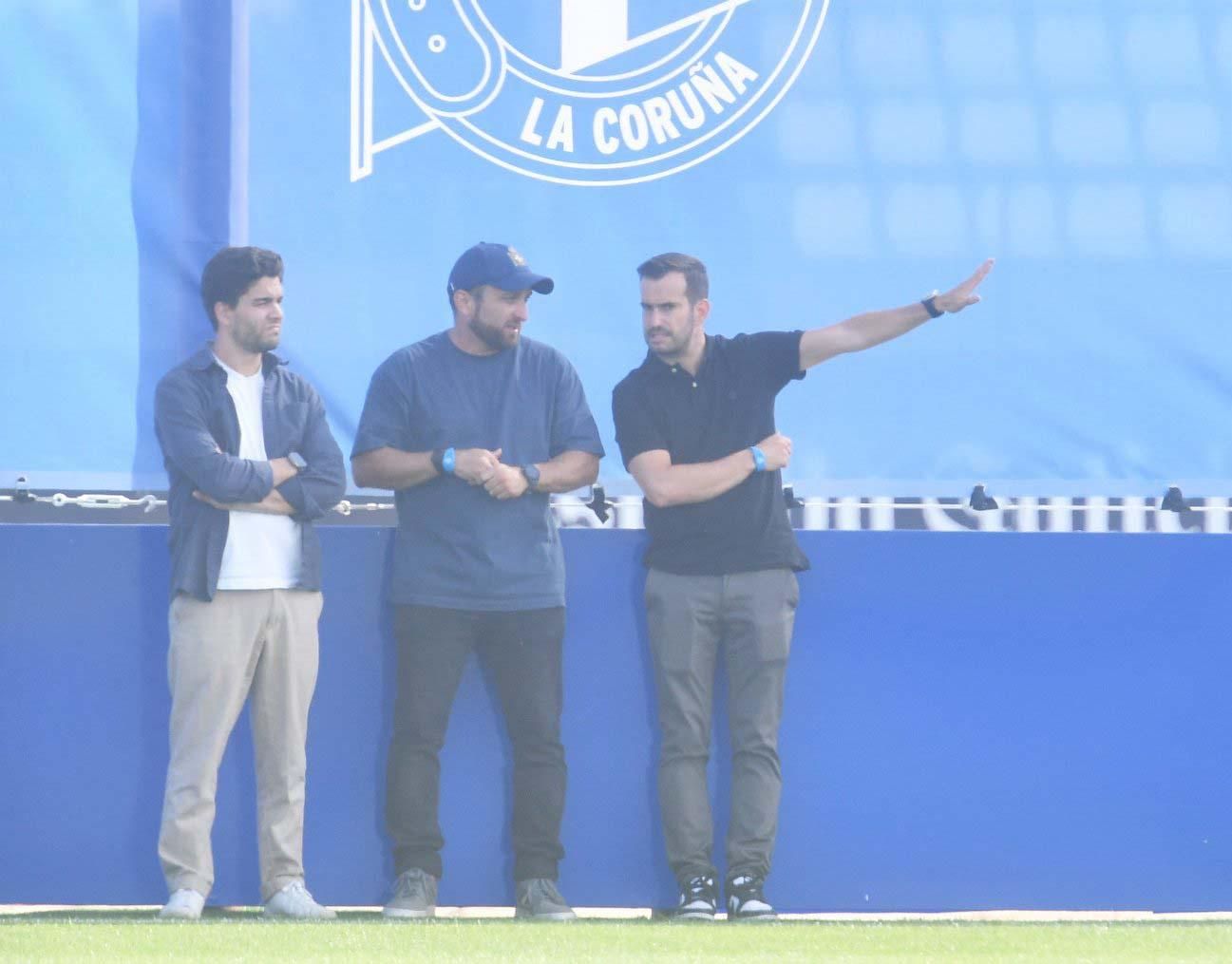 Primer entrenamiento bajo las órdenes de Antonio Hidalgo