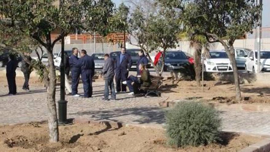 Terapia en un jardín municipal