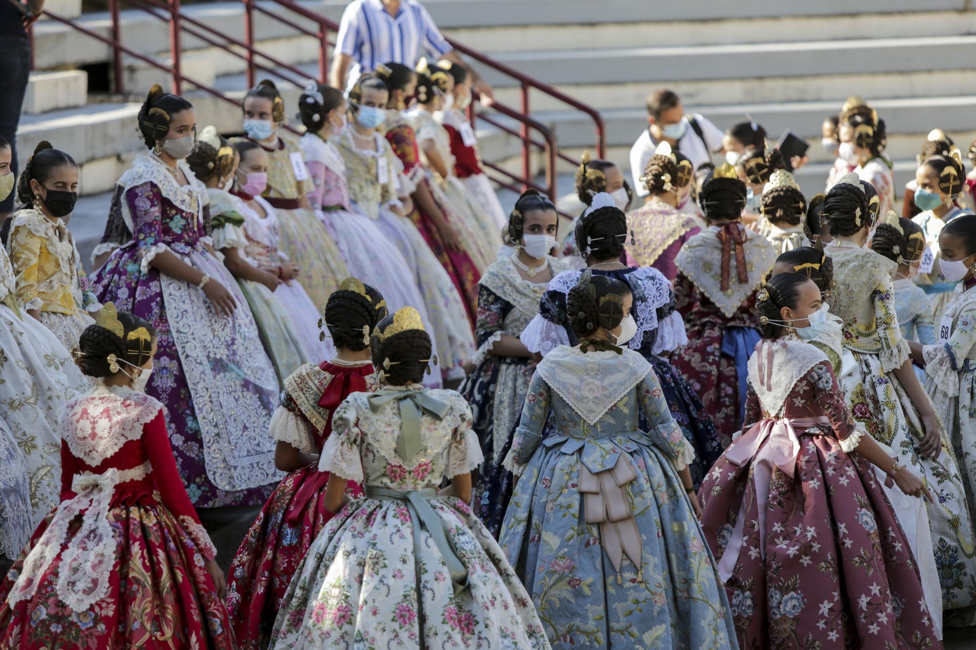 La foto oficial de las aspirantes a fallera mayor infantil de València