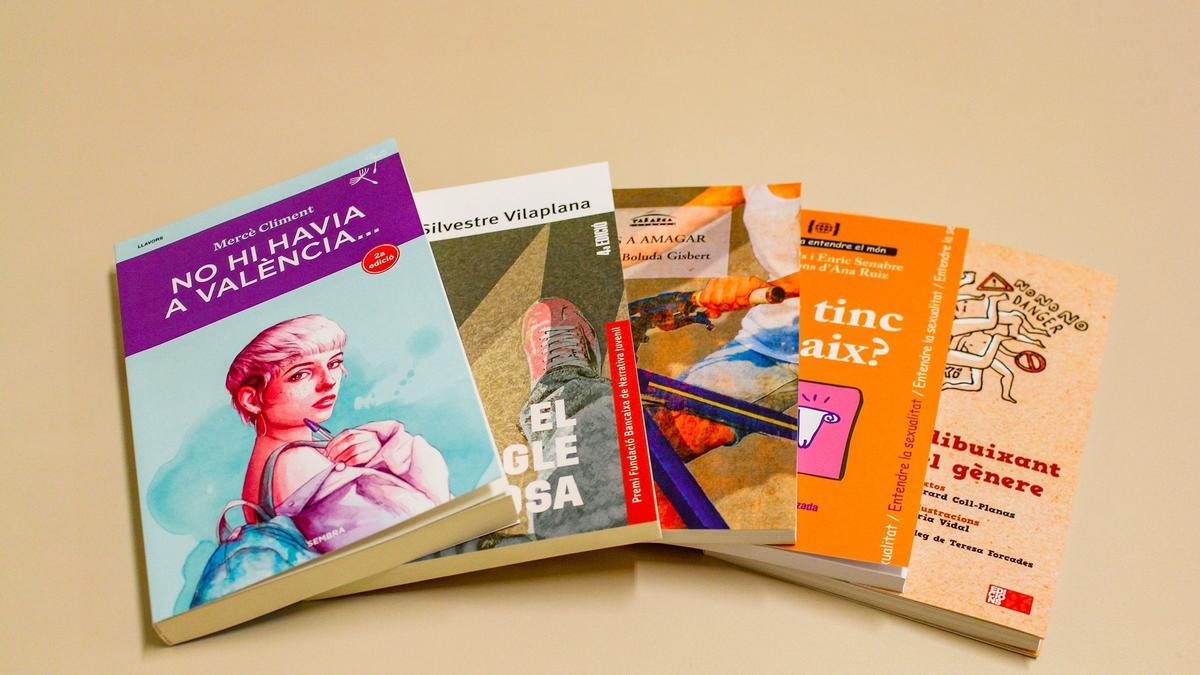 Libros seleccionados por la Conselleria de Educación.