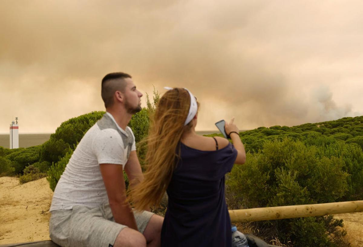 Incendio en Huelva