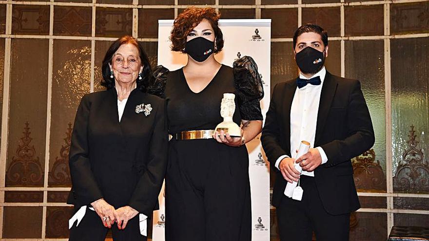 Momento de la entrega del reconocimiento en la gala celebrada en Madrid.