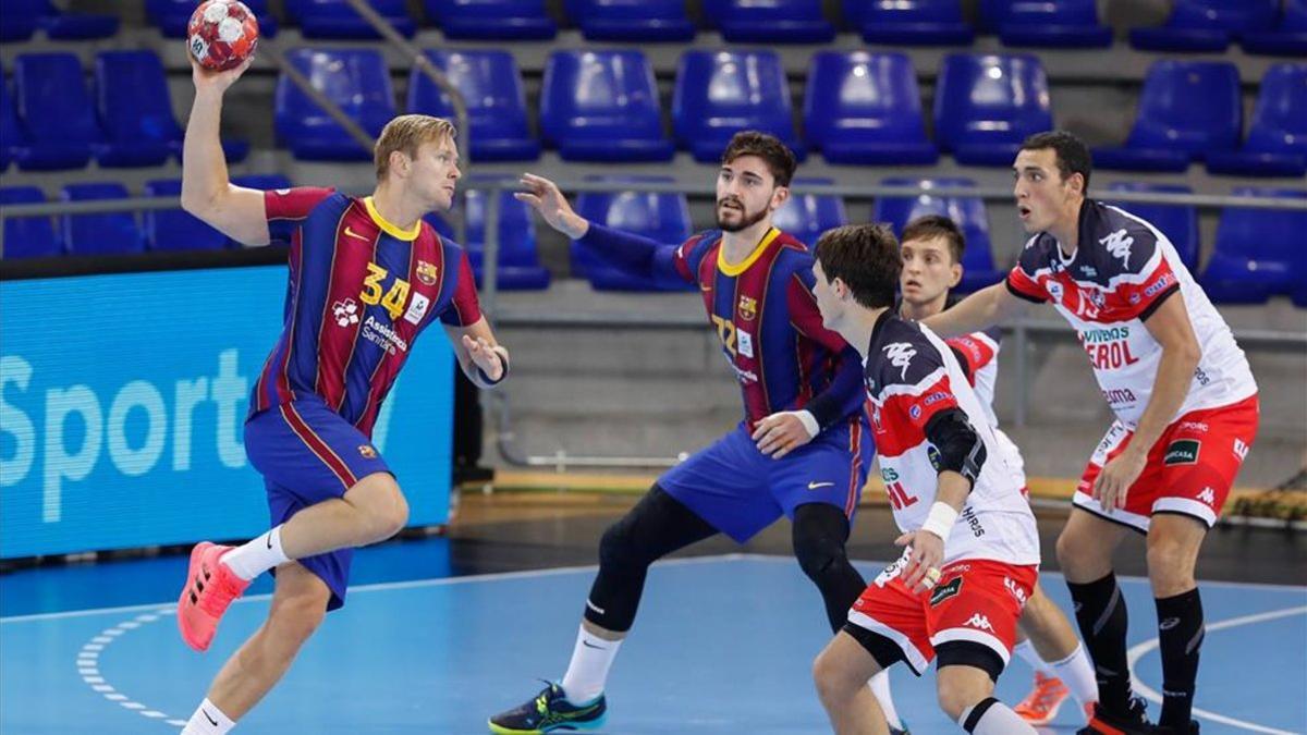 Viveros Herol BM Nava, ante el Barça en el Palau