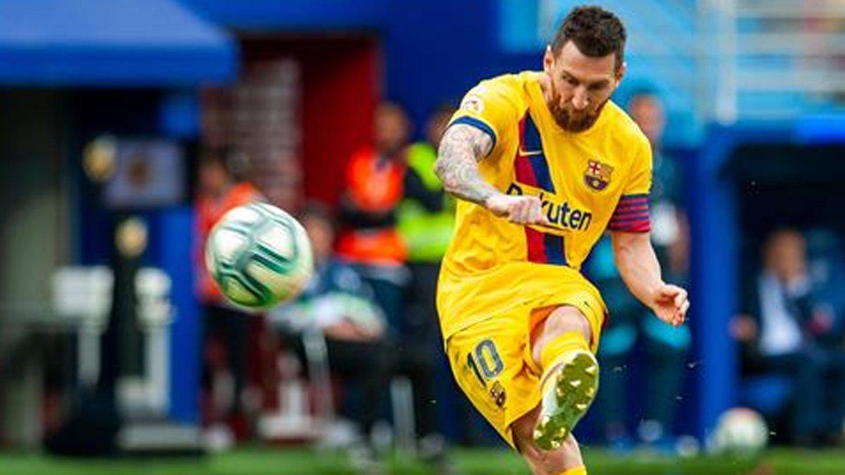 Leo Messi, en una acción de este sábado ante el Eibar en Ipurua (0-3)