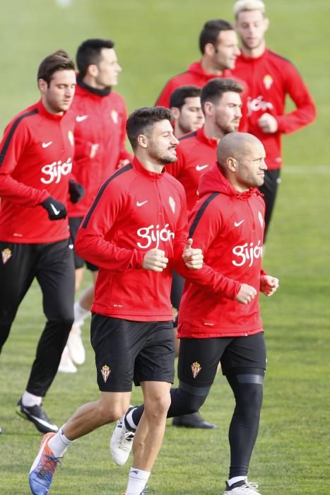 Entrenamiento del Sporting