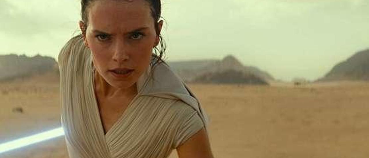 Daisy Ridley, en una escena del &quot;Episodio IX&quot;.