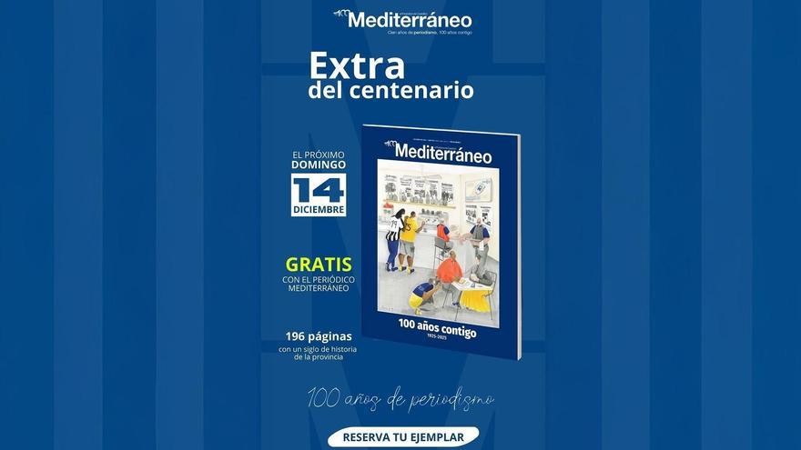 El gran extra de los 100 años de Castellón, el domingo 14 con Mediterráneo
