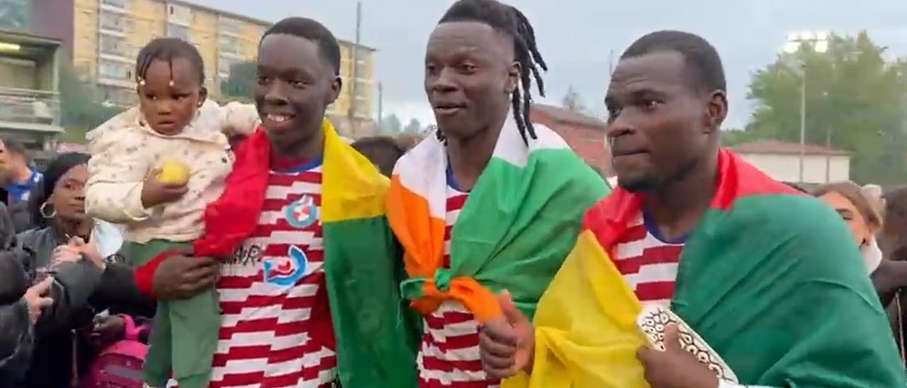 VÍDEO: Fiestón en Llanera tras el ascenso de su equipo a Segunda Federación