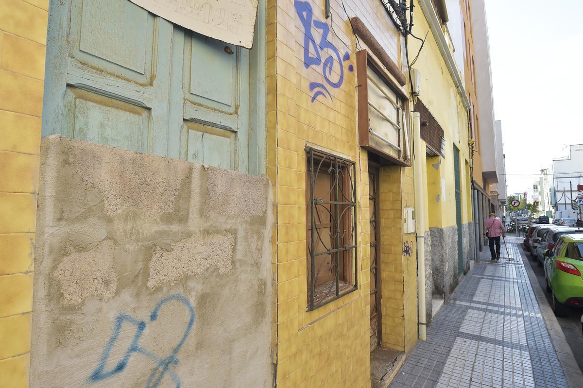 Casas abandonadas o en ruinas en la capital grancanaria