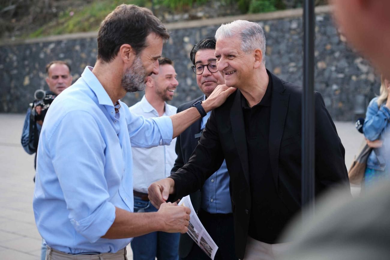 Visita a las obras de los colectores de La Orotava