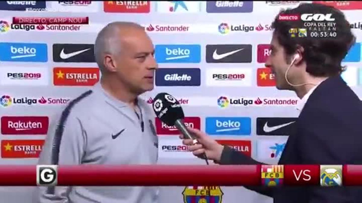Aspiazu: "Messi está en condiciones, puede salir en cualquier momento"