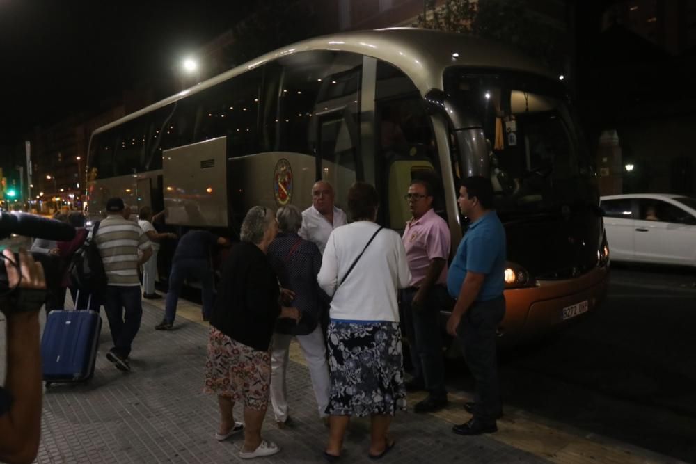 Llegan a Málaga los afectados por el escape de gas en Cantabria