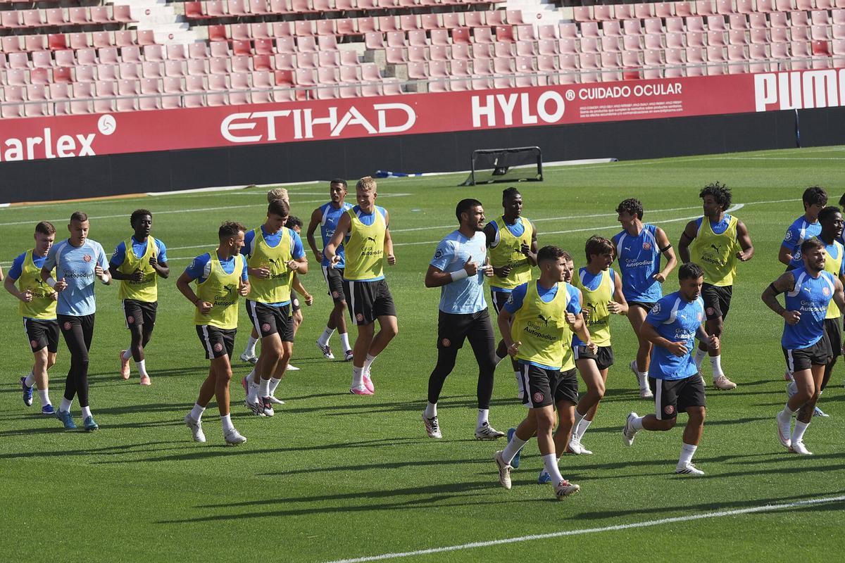 Les millors imatges de l'entrenament del Girona FC