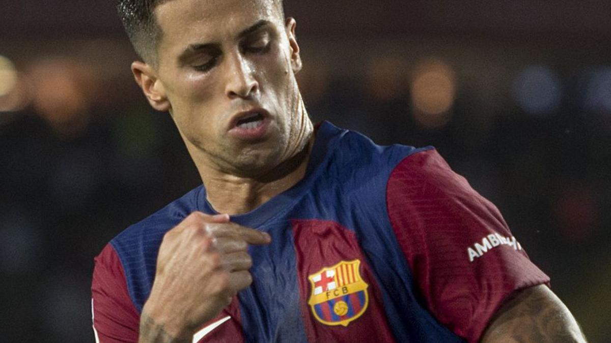 Joao Cancelo, durant la seva primera etapa al Barça. | JORDI COTRINA