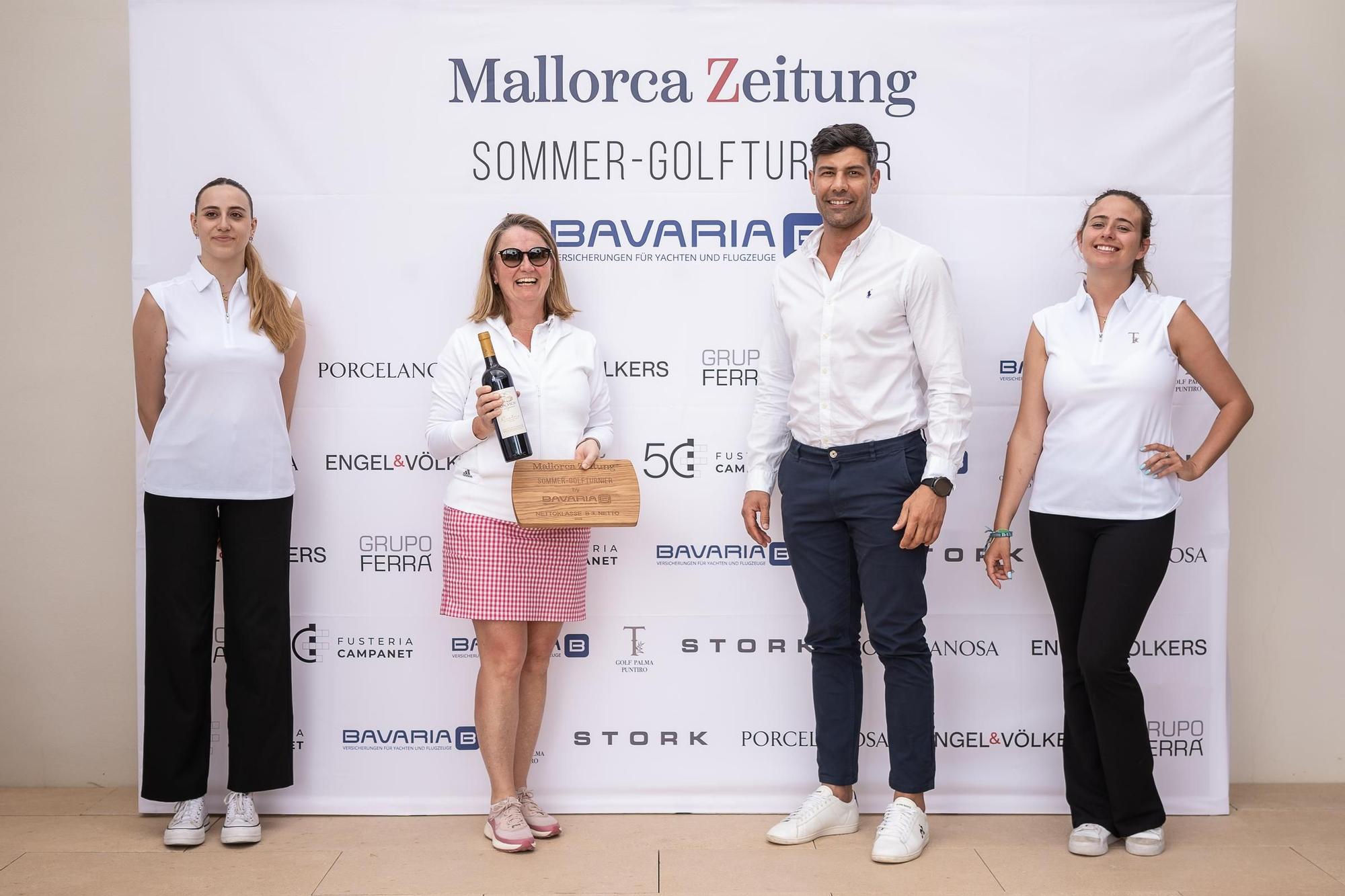 Premiere für das I. Sommer-Golfturnier by Bavaria der Mallorca Zeitung - Feier und Siegerehrung