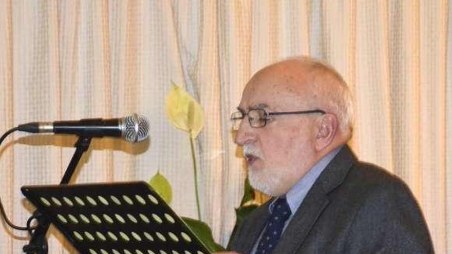 Julio José Rodríguez, durante su conferencia.