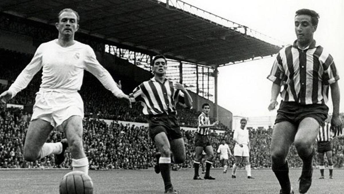 Eliminatoria de Copa de Europa entre Atlético y Real Madrid en 1959.