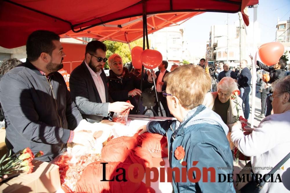 Joaquín López visita Calasparra junto al alcalde J