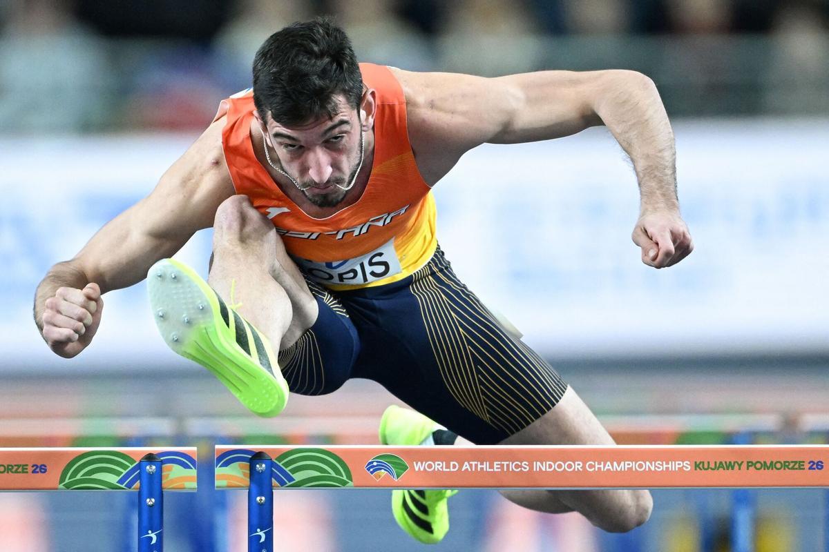 Llopis, durante su carrera en Polonia.