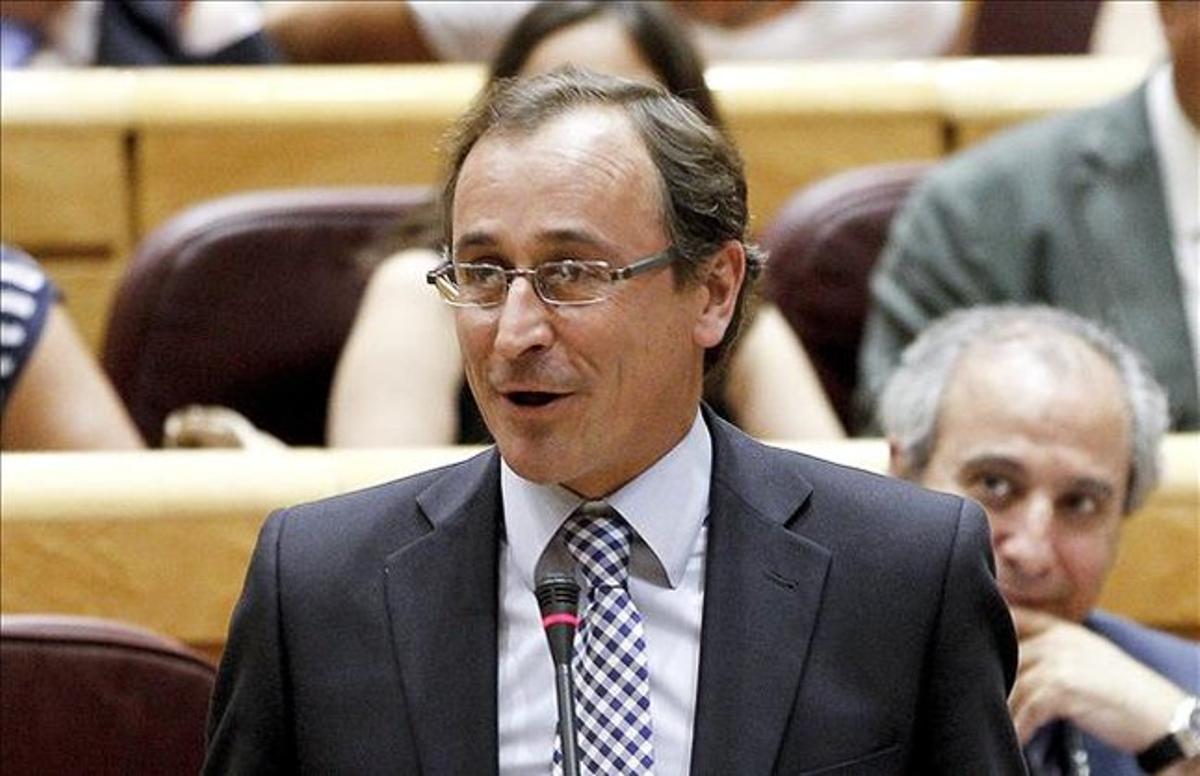 El portaveu del PP, Alfonso Alonso, durant un ple al Congrés. El portaveu del PP, Alfonso Alonso, durant un ple al Congrés.