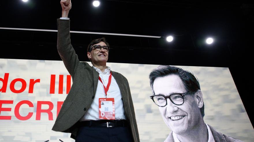 El primer secretario del PSC y candidato a las elecciones catalanas, Salvador Illa.