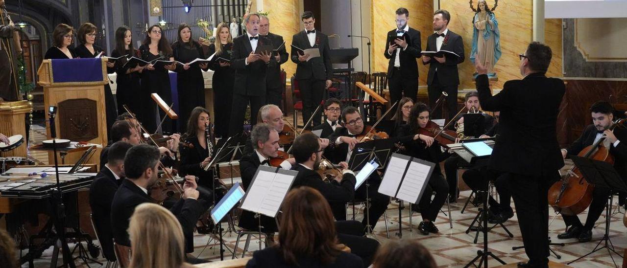 Supramúsica i Veus de Cambra van interpretar novament la cantata de Nadal 'El naixement' en Vila-real.