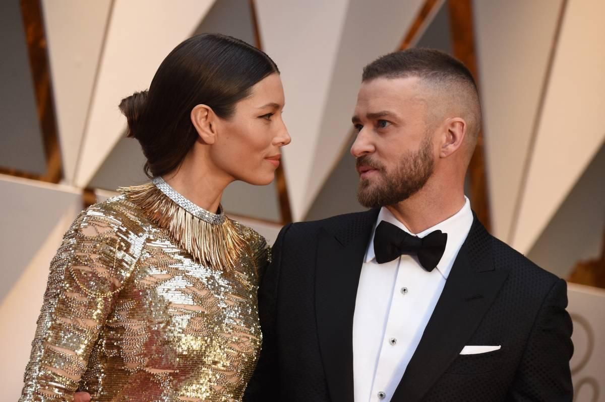Justin Timberlake y su esposa Jessica Biel