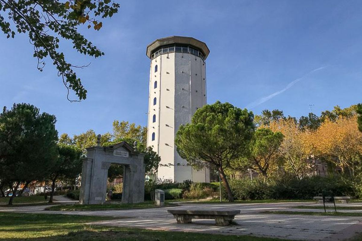 Mirador del parque de la Huerta de la Salud, en Hortaleza