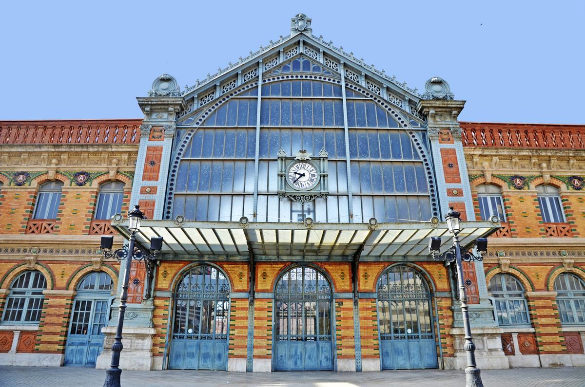 La estación de tren en Almería