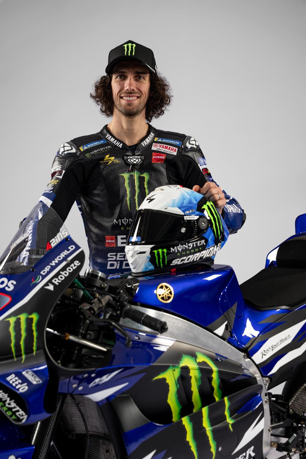 Alex Rins con la nueva Yamaha