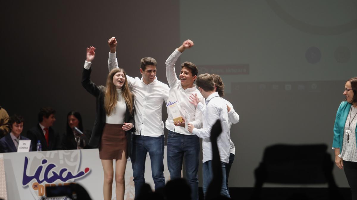 En imágenes: Final de la Liga de Debate Escolar de Gijón