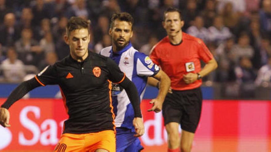 Fede Cartabia, en Riazor.