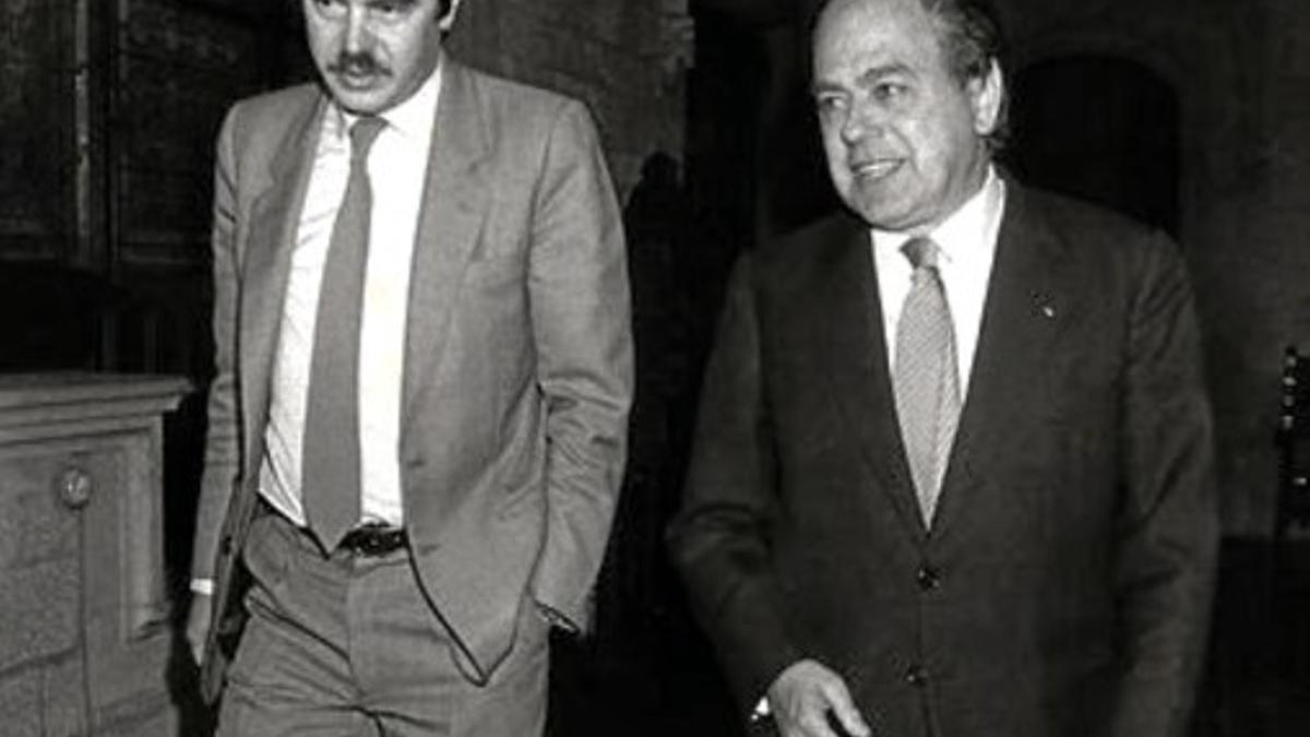 Los protagonistas 8 El alcalde Maragall y el 'president' Pujol, en una imagen de 1985.